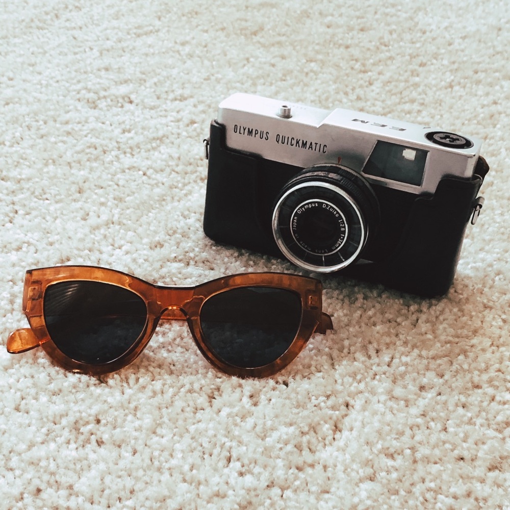 Amber Cat Eye Sunglasses